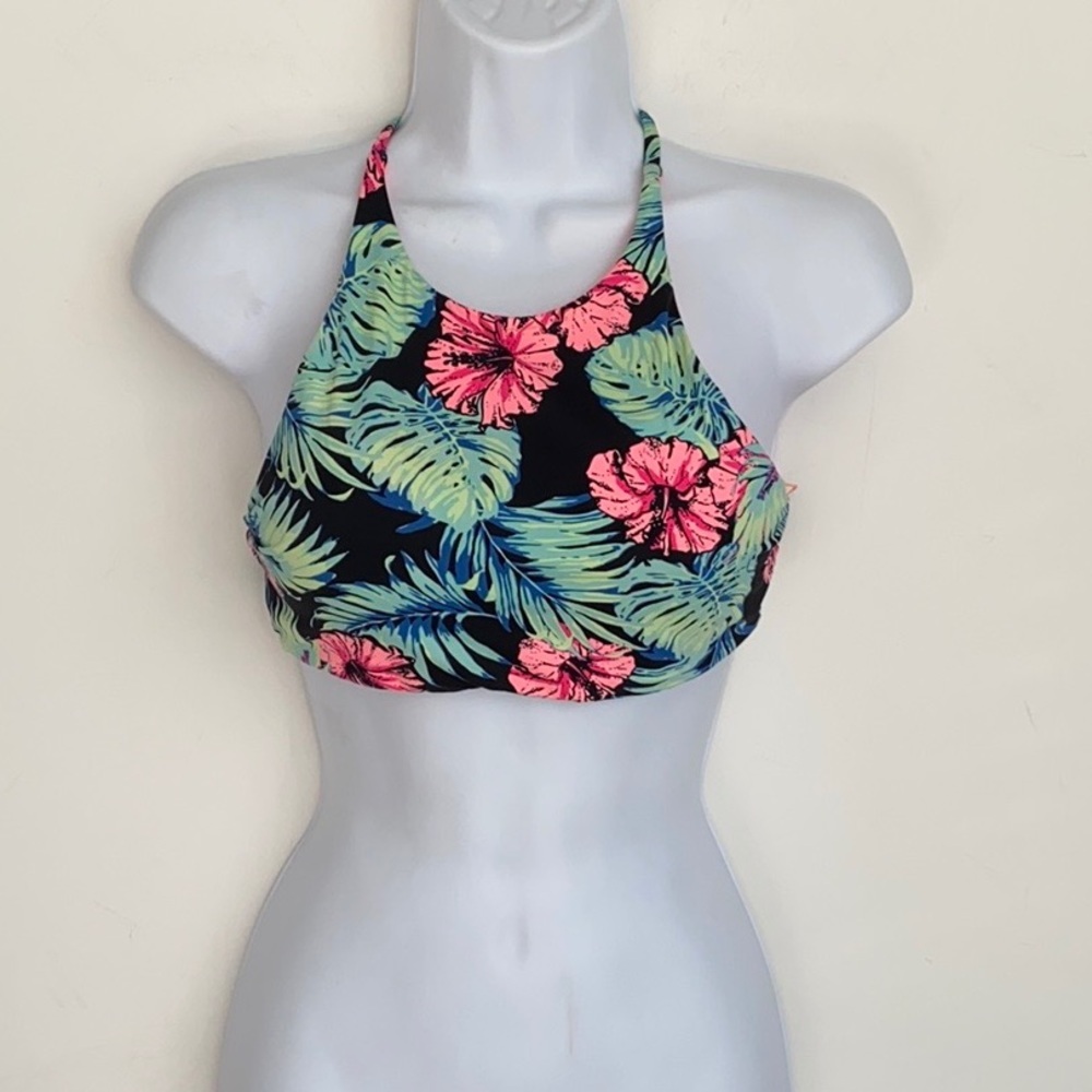 TiniBikini‎ Floral reversible bikini TOP only, Sz M